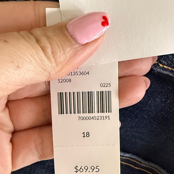 Lane Bryant Dark Blue Denim Bermuda Shorts- 18 - Picture 7 of 7